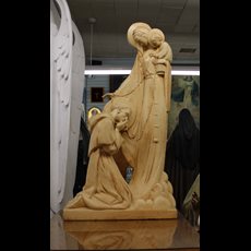 44" Plaster St. Dominic w/ Madonna & Child SKU C911-107